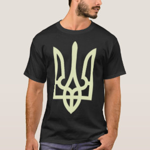 T-shirt Signature verte de Zelensky avec armoiries ukraini