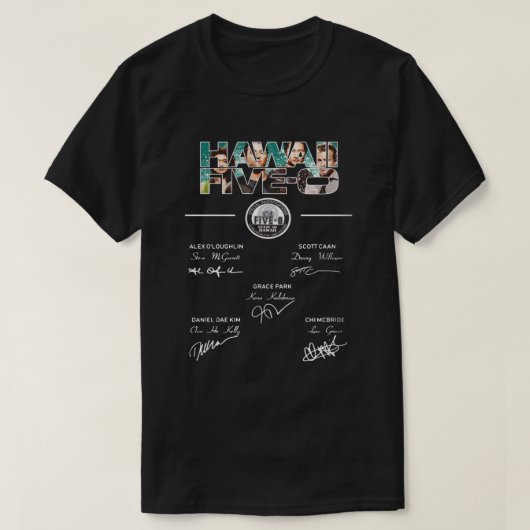 T-shirt Signatures Hawaii Cinq-0 (Design devant)