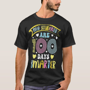 T-shirt Signe 100 Jours Plus Intelligents Jour 100 de l'Éc