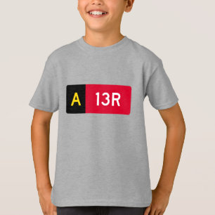 T-SHIRT SIGNE A13R DU POINT D'ARRÊT