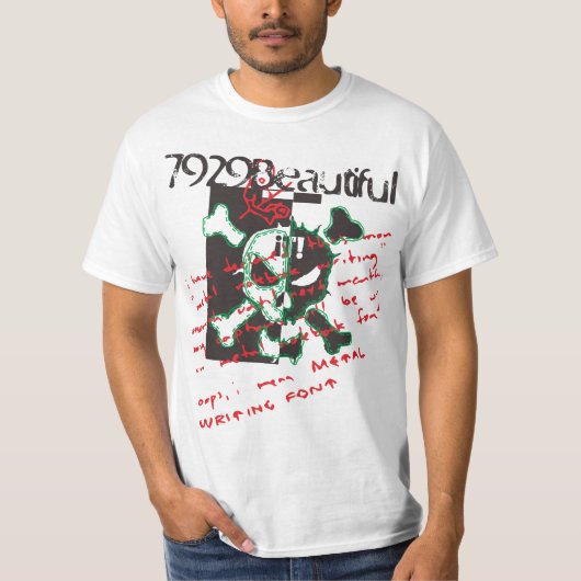 T-shirt Signe crâne (Devant)
