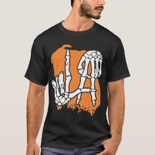 T-shirt Signe crâne Shaka   Skeleton Rock