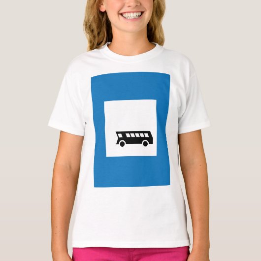 T-SHIRT SIGNE D'ARRÊT D'ARRÊT DE TRANSPORT PUBLIC (Devant)