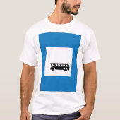 T-SHIRT SIGNE D'ARRÊT D'ARRÊT DE TRANSPORT PUBLIC (Devant)