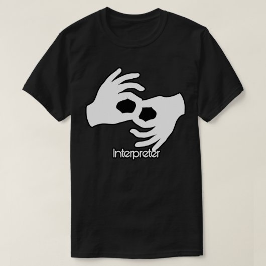 T-shirt Signe d'attribution pour l'interprète 1 (Design devant)