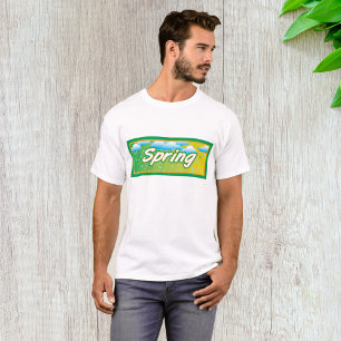 T-shirt Signe de bannière de printemps