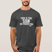 T-shirt Signe de Dieu (Devant)