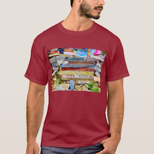 T-shirt Signe de distance (Devant)