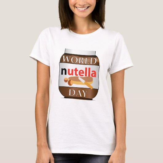 T-shirt SIGNE DE LA JOURNÉE MONDIALE Nutella (Devant)