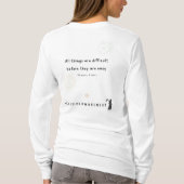 T-shirt Signe de la prévention du suicide dans l'univers (Dos)