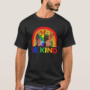 T-shirt Signe de langage des mains Soyez Gentil Lgbtq+ Gay