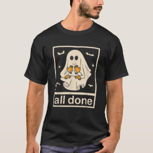 T-shirt Signe de langue terminée Fantôme d'orthophonie Ens