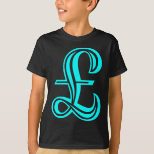 T-shirt Signe de livre - Cyan