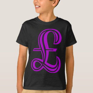 T-shirt Signe de livre - violet