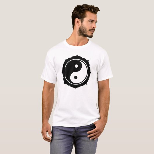T-shirt Signe de Lotus Yin Yang (Devant entier)