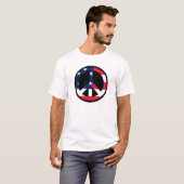 T-shirt signe de paix (Devant entier)