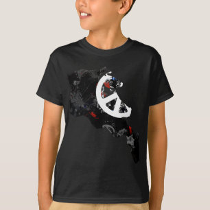 T-shirt Signe de paix à la mode de l'Arménie avec la car