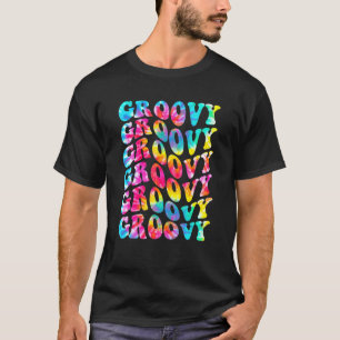 T-shirt Signe de paix Amour 1960 1970 Tie-Dye Groovy Hippi