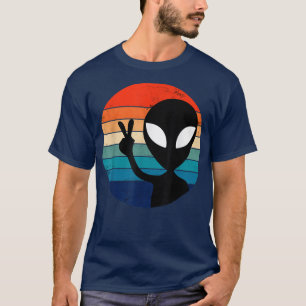 T-shirt SIGNE DE PAIX AMOUR 1960 années 1970 Teinture de c