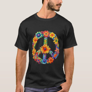 T-shirt SIGNE DE PAIX AMOUR 60s les années 70 Super hippie