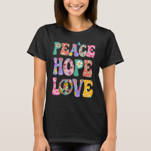 T-shirt SIGNE DE PAIX AMOUR 60s les années 70 Tie Dye Hipp