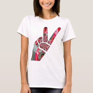 T-shirt Signe de paix de la main