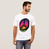 T-shirt Signe de paix de Psychadelic (Devant entier)