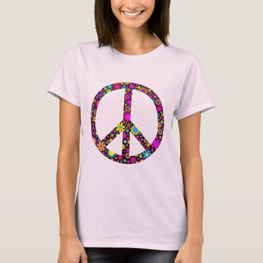 T-shirt SIGNE DE PAIX FLORALE super (Devant)