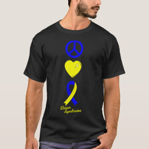 T-shirt Signe de Paix Journée mondiale de la trisomie 21 F