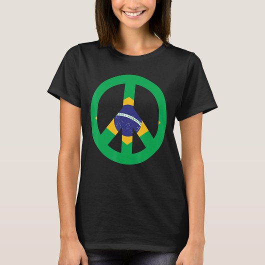 T-shirt SIGNE DE PIÈCE Drapeau Brésil (Devant)