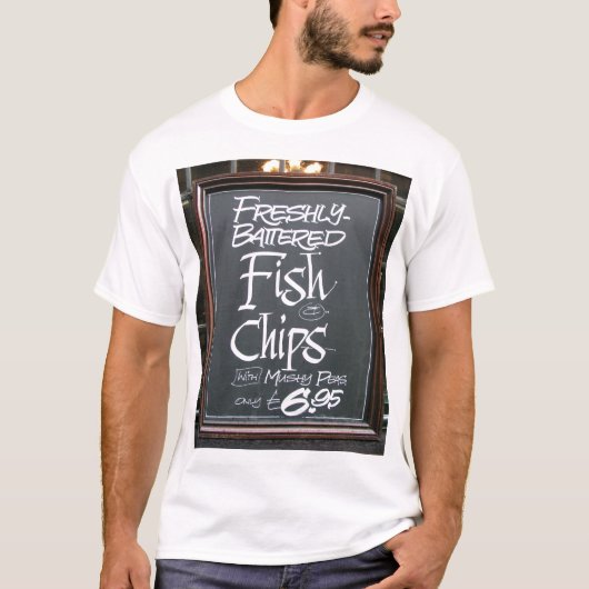 T-shirt Signe de poisson-frites (Devant)