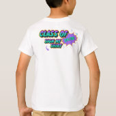 T-shirt Signe de première année personnalisée Mon maillot  (Dos)