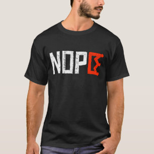 T-shirt Signe de protestation anti-rois Horizontal gras