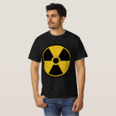 T-SHIRT SIGNE DE RADIATION DU SYMBOLE D'AVERTISSEMENT NUCL (Devant entier)