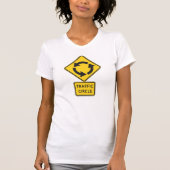T-shirt SIGNE DE ROUTE DU Cercle DE LA CIRCULATION FEMMES  (Devant)