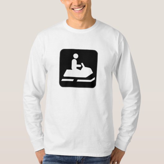 T-shirt Signe de Snowmobile (Devant)