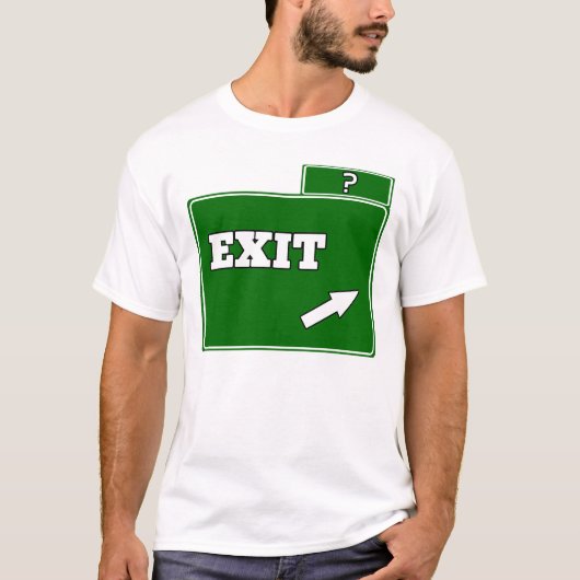 T-shirt ? Signe de sortie (Devant)