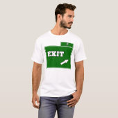 T-shirt ? Signe de sortie (Devant entier)