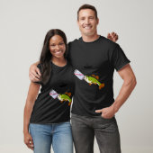 T-shirt Signe de vie de pêche (Unisexe)