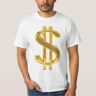 T-shirt SIGNE Dollar D'Or T CHITE