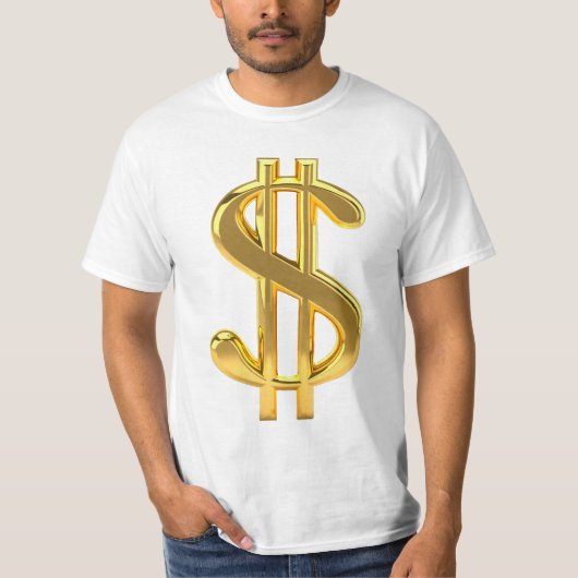 T-shirt SIGNE Dollar D'Or T CHITE (Devant)