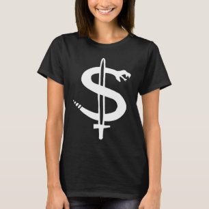 T-shirt Signe Dollar Serpent Épée Étudiant en Médecine Rés
