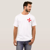 T-shirt Signe du chevalier de Templar (Devant entier)