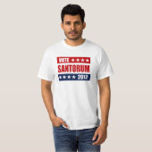 T-SHIRT SIGNE DU VOTE SANTORUM 2012 (Devant entier)