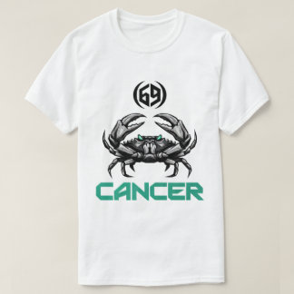 T-shirt Signe du zodiaque Cancer Néon Cyber Techwear