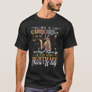 T-shirt Signe du zodiaque Capricorne Horoscope Astrologie