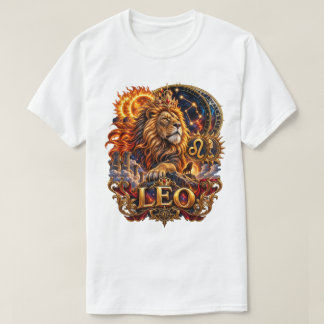 T-shirt Signe du zodiaque Lion Lion Céleste Astrologie Hor