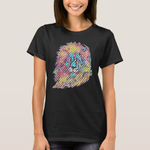 T-shirt Signe du zodiaque Lion Tête de lion animal Cadeau