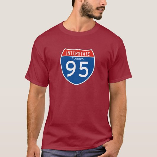 T-shirt Signe d'un état à un autre 95 - la Floride (Devant)