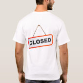 T-shirt Signe fermé (Dos)